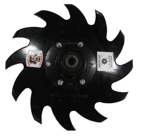 Copperhead Ag Sunco Sabertooth Row Cleaner 13" Blade Assembly with Hub/Bearing