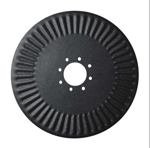 Wearparts Dalton Ag 20" x 4.5mm Fluted Coulter Smooth Edge, Dual 4 Bolt (8 Holes, 3-11/16" Pilot