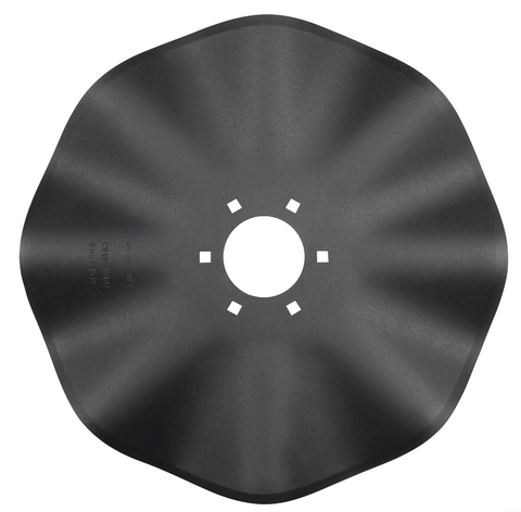 Wearparts Orthman 17.5" x 5mm, 8 wave Coulter Blade, D7 Pattern
