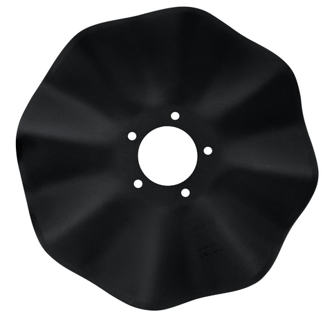 Wearparts Environmental Tillage Systems 20" x 4.5mm, 8 wave Coulter Blade 5 on 5-1/2", 4" Pilot, 1/2" Bolt  (ETS#3403)