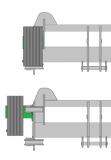 Narrow Profile JD Weight Bracket for 1775