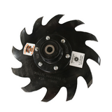 Copperhead Ag Sunco Sabertooth Row Cleaner 13" Blade Assembly with Hub/Bearing