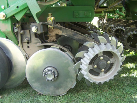 white planter fertilizer openers 2962 Series Row Mounted Double Disc Fertilizer Coulter – New Ag Supply